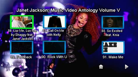 Janet Jackson Music Video Anthology 1986-2018 (5 DVD 10 Hours) OVER 100 MUSIC VIDEOS includes ...