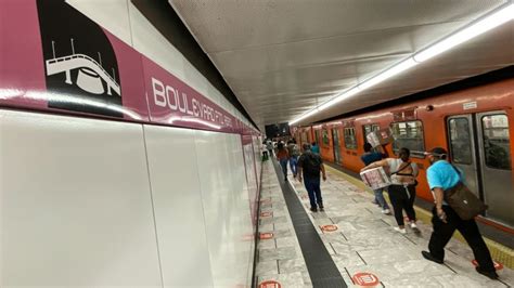 Reportan Avance Lento De Trenes En El Metro De La CDMX Por Fuertes