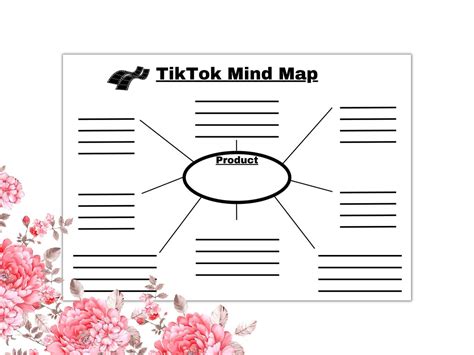 Printable Tiktok Mind Map Social Media Planner Printable Etsy New Zealand