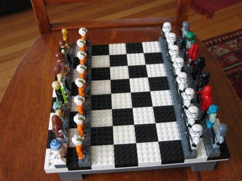 Lego Star Wars Chess Set By Poptaba On Etsy Star Wars Chess Set Lego