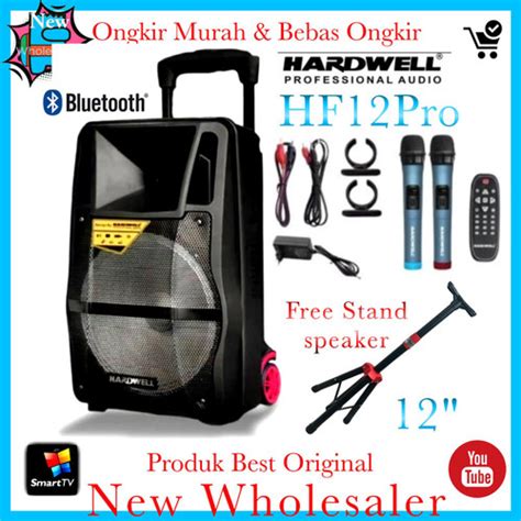 Jual Speaker Portable Speaker Inch Hardwell Hf B Pro Original Hf