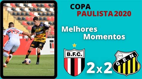 Botafogo Sp X Novo Horizontino Copa Paulista Melhores