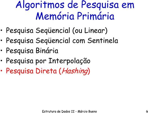 Métodos de Pesquisa em Memória Primária PDF Free Download