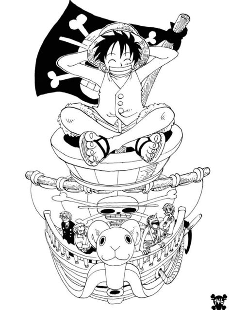 One Piece Usopp Coloring Pages Coloring Pages