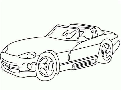 Desenhos De Carro Esportivo Para Colorir Pintar E Imprimir