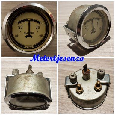 Vdo ampèremeter chrome 60mm nr1773 metertjesenzo