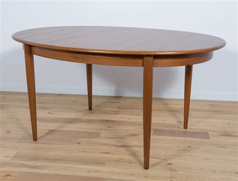 Mid Century Danish Teak Extendable Dining Table From Skovby S