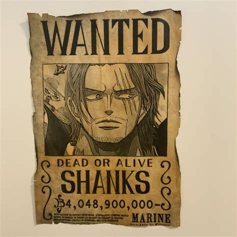 One Piece Wanted Poster Dragon