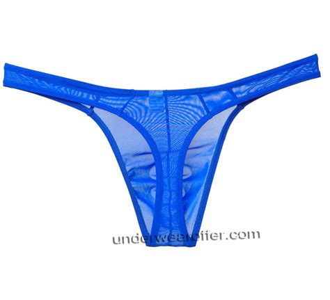 Men Ultra Thin Soft G String Underwear Sheer Mesh Smooth Ice Silk