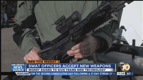 San Diego Swat Unit Receives New Weapons Thanks To Local Businesses