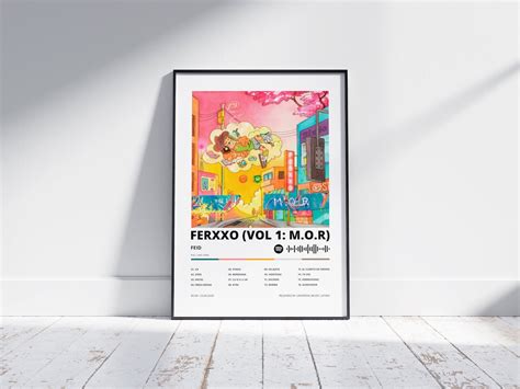 Ferxxo VOL 1 M O R Feid Digital Printable Poster Album Cover Home