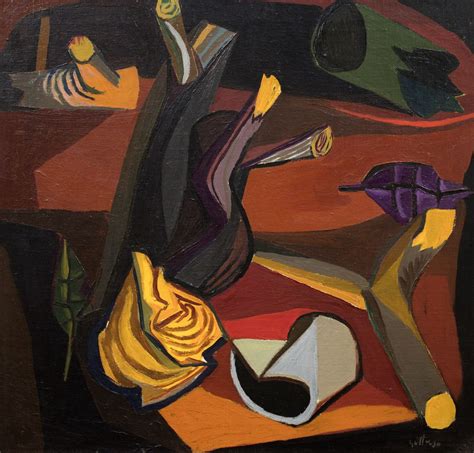 Renato Guttuso 1911 1987 Natura Morta Notturna Still Life Night