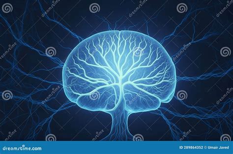 Human Brain Autonomy With Glowing Neurons Esoteric And Meditation Concept 3d Rendering