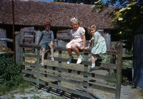 Colour Photographs That Offer A Snapshot Of Frederic Hardwicke Knights