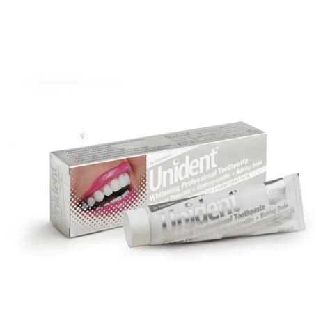 Intermed Unident Whitening Professional Toothpaste Λευκαντική Οδοντόκρεμα 100ml Wecare Gr