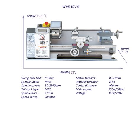 Mini Lathe Machine Wm180v China High Precision Small Metal Lathe Buy Lathe Machine Price Wood