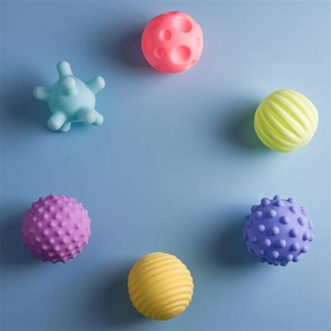 Premium Photo Sensory Balls For Kids Textured Plastic Multi Ball Set