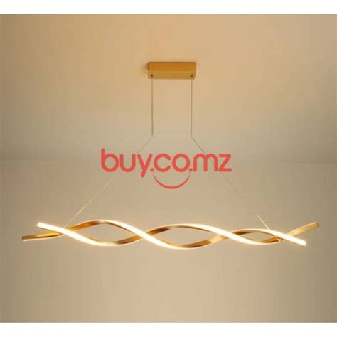 Candeeiro De Tecto L Mpada Suspensa Led Irregular Buycomz