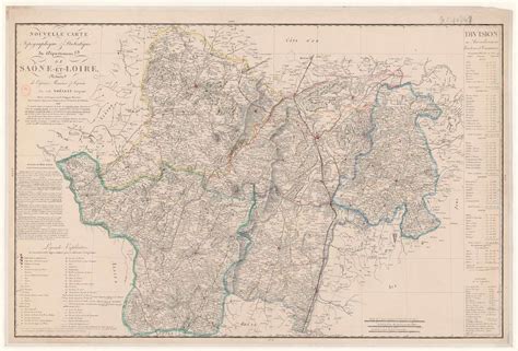 Nouvelle carte topographique statistique et routière du département de