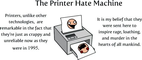 Printers Are Hilarious And Annoying