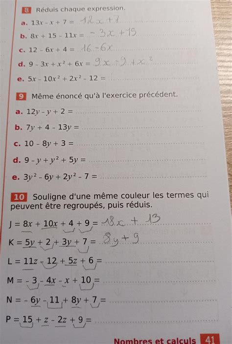 Bonjour Je Suis En 4eme Et J Aurais Vraiment Besoin D Aide Pour Les