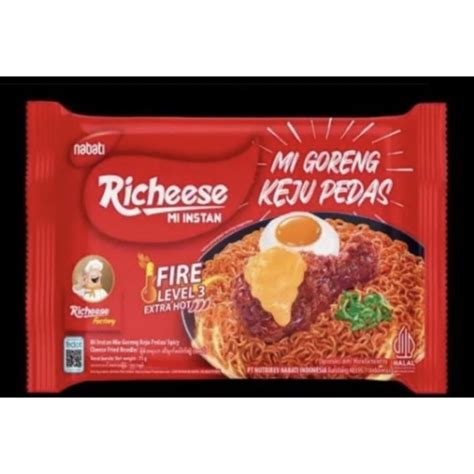 Jual Mie Richeese Goreng Keju Pedas Level Mie Instan Richeese