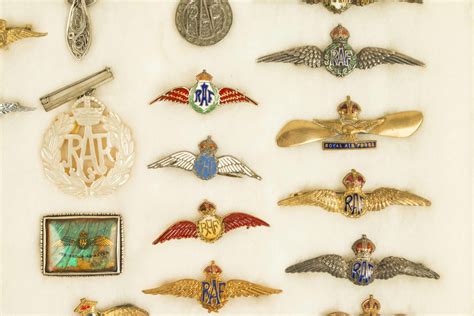 78 Superb Raf Sweetheart Wing Badges And Brooches Many Enameled