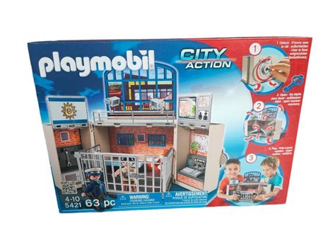 Playmobil 5421 City Action My Secret Police Station Play Box Toy Set 63