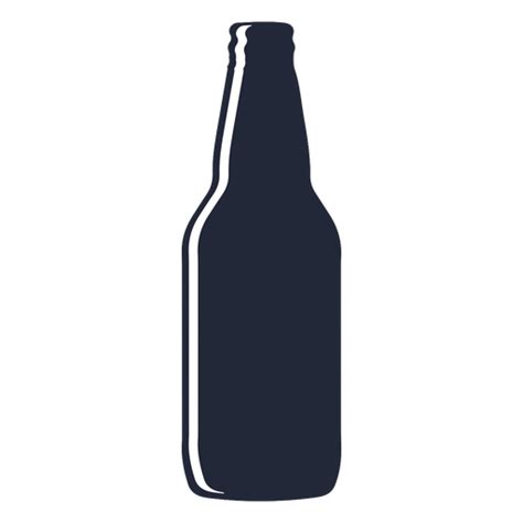 Simple Beer Bottle Silhouette Transparent Png And Svg Vector File