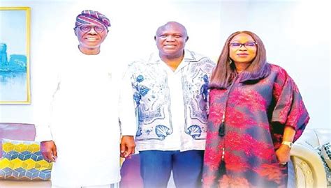 How Sanwo Olu Celebrated Ambode At Punch Newspapers