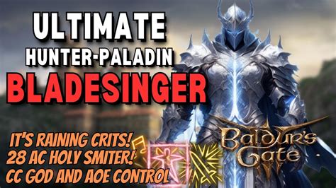 The Ultimate Paladin Hunter Build In Baldur S Gate 3 CC GOD And Insane