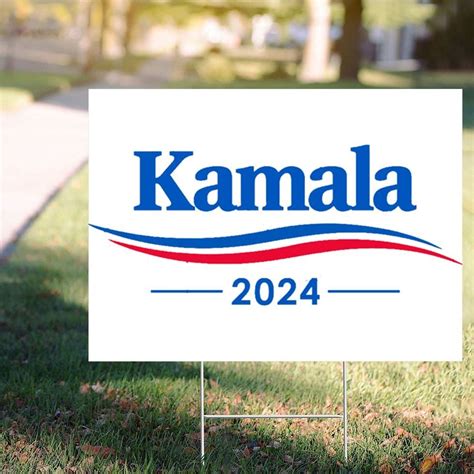 Kamala Harris 2024 Yard Sign Presidential Campaign Sign Welcome Sign F