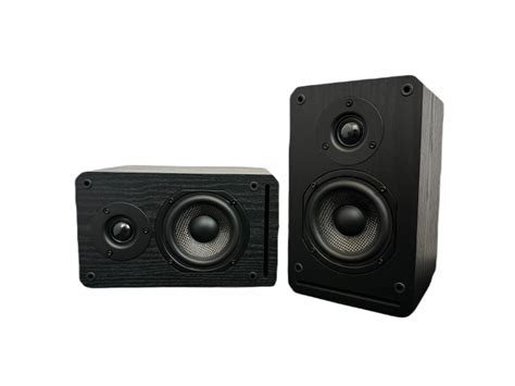 ROXEL RBS 300 Bookshelf Speaker Black Roxel