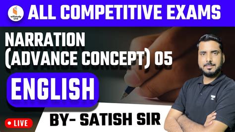 Narration In English Grammar For All Competitive Exams Advance