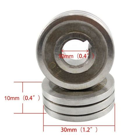 V Groove Knurled Groove Mig Welder Wire Drive Rollers Pcs For