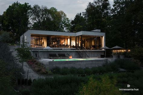 Une maison d architecte aux murs de béton House architecture design