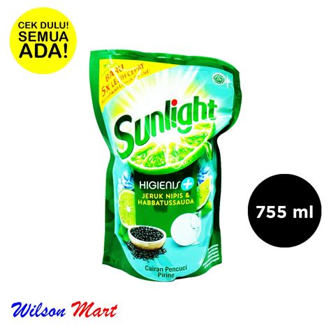 Jual Sunlight Higienis Jeruk Nipis Dan Habbatussauda Ml Refill