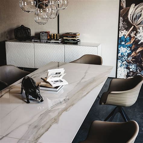 Cattelan Italia Premier Keramik Drive Dining Table Belvisi Furniture