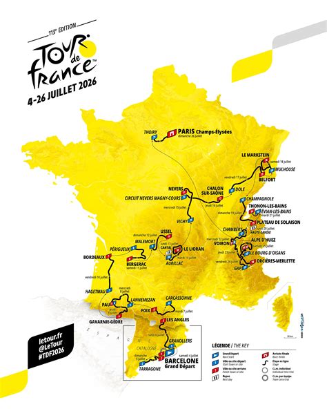 Tour de France 2026 route revealed, with first three stages in