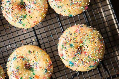 Birthday Cake Baked Donuts Self Proclaimed Foodie