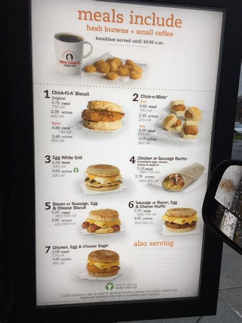Chick Fil A Menu Breakfast Minis at Lyle Bowers blog