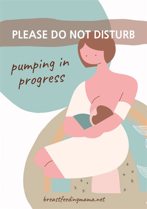 Beautiful Free Breast Pumping Signs For Work Breastfeeding Mama