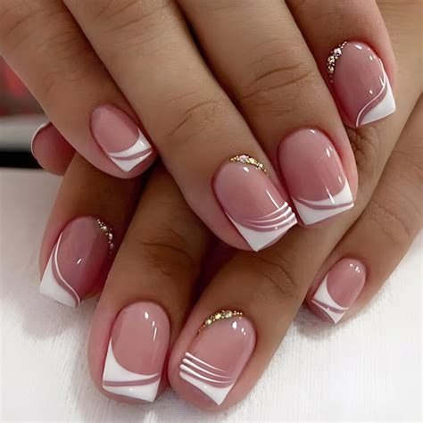 Amazon Nude Press On Nails Short Square Solid Color Fake Nails