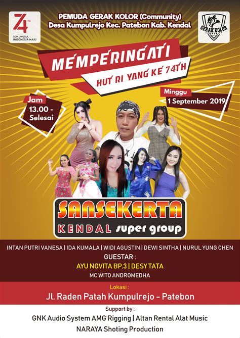 Poster Musik Indonesia Gambaran