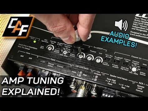 Amplifier tuning settings how to gain crossovers bass boost – Artofit