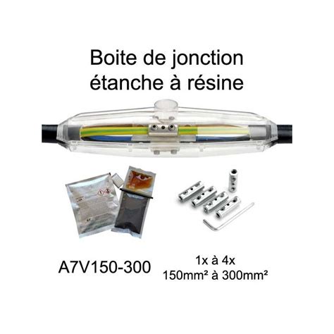 Kit complet pour jonction de câbles électriques étanche IP68