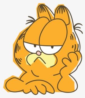 Garfield Line Messaging Sticker Garfield Thumbs Up Free Transparent