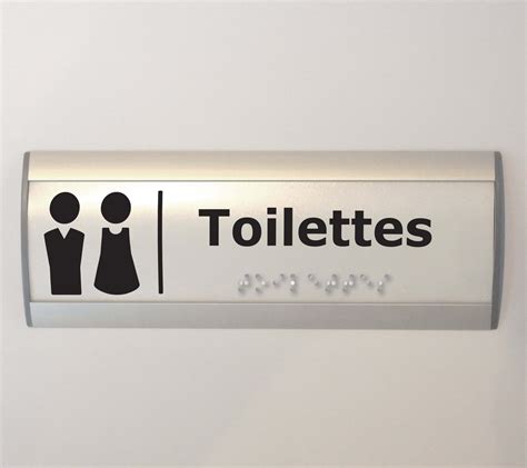 Pictogramme Braille Wc Toilettes Signal Tique Pour Malvoyants