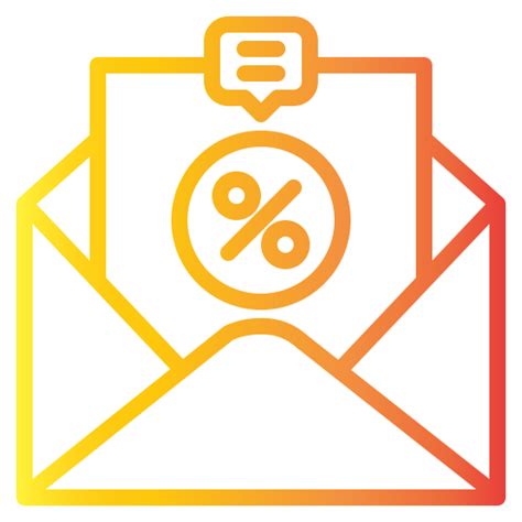 Gmail Generic Gradient Outline Icon