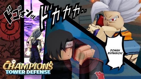 Itachi Has A Timestop Itachi Awakened Champions Tower Defense